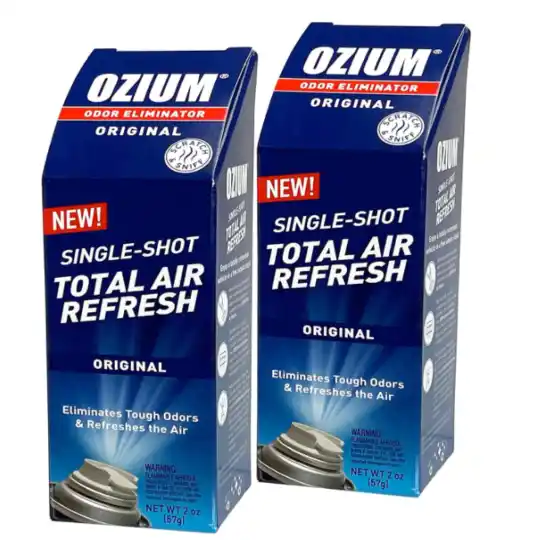 Ozium Single-Shot Total Air Refresh 2oz Car Fogger Odor Eliminator review