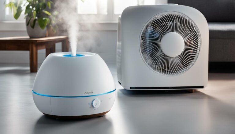 can you have a fan on with a humidifier