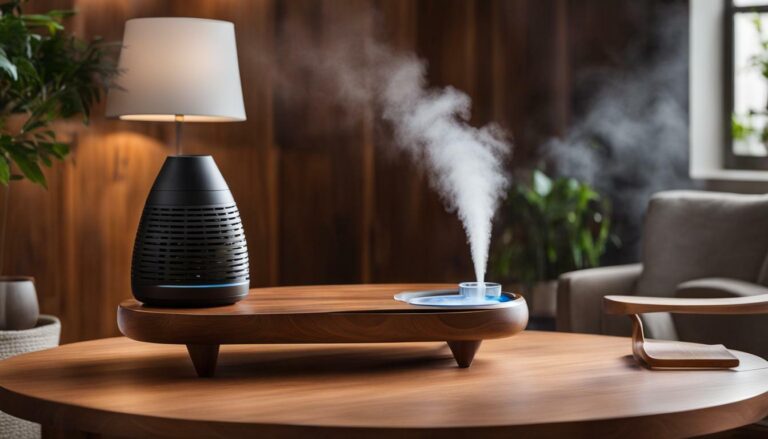 can you put humidifier on wooden table