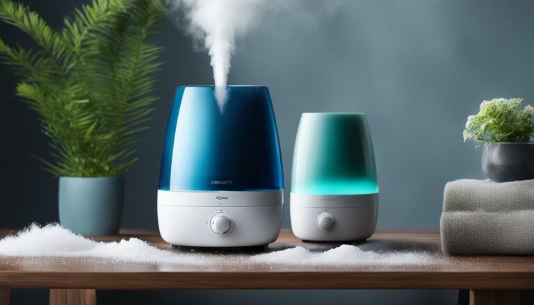 ultrasonic humidifier and white dust