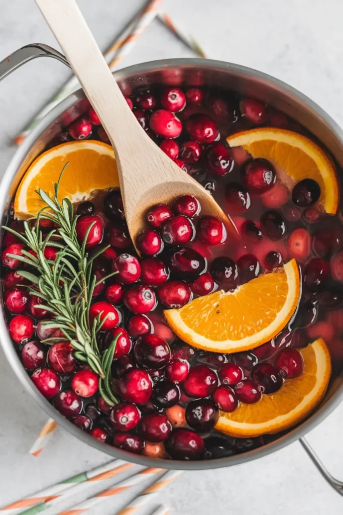 orange cranberies stovetop potpourri