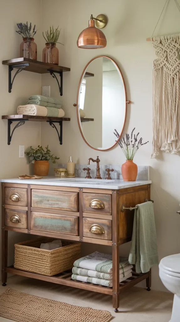 Skylit bathroom featuring a clawfoot tub, leafy hanging plants, and textured walls