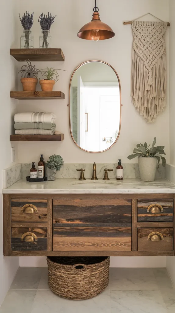 Skylit bathroom featuring a clawfoot tub, leafy hanging plants, and textured walls